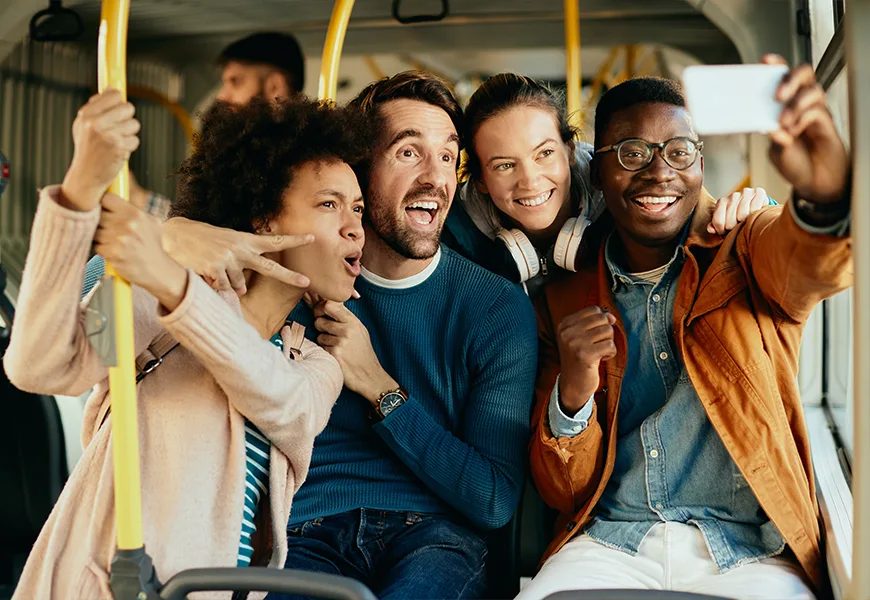 competence di - public transport banner mob